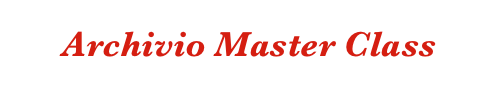 Archivio Master Class